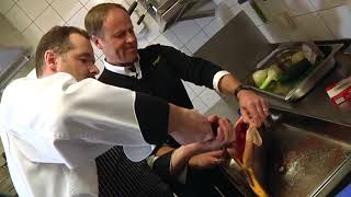 Kochen im Hotel Neue Höhe - Karpfen in Lebkuchensoße