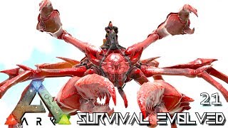 ARK: SURVIVAL EVOLVED: ALPHA KARKINOS GIANT CRAB TAMING E21 !!! ( ARK EXTINCTION CORE MODDED )
