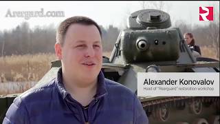 Восстановлен Танк Т-70М / restored tank T-70M