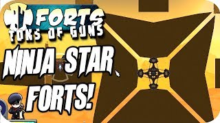 Forts Multiplayer 4v4 Gameplay Ninja Star Of Explosions