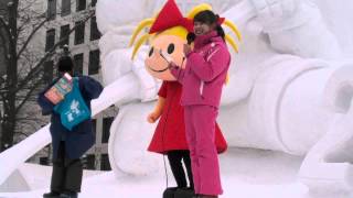【2014年】大通西5丁目 さっぽろ雪祭り・リボンちゃんと遊ぼう! ふれあいステージ