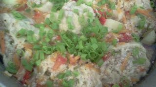 Штрудели с мясом в картошке