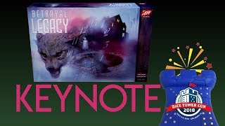 Betrayal Legacy Keynote by Rob Daviau - Dice Tower Con 2018