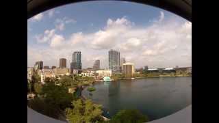 Quadcopter Crash Hubsan X4 H107 Flying Off Balcony and gets lost.  GoPro!