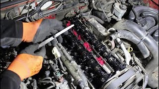Регулировка клапанов на Ford Ranger 2,5 TURBO Форд Рейнджер 2007 года  2часть