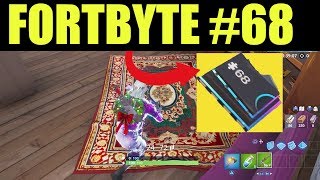 Fortnite Fortbyte #68 Location - Found within a Snowy Town Book Shop Location