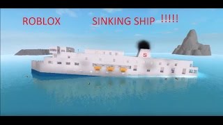 Roblox Sinking Ship