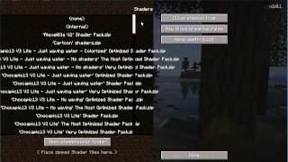 Клиент minecraft 1.6.2 с шейдерами.