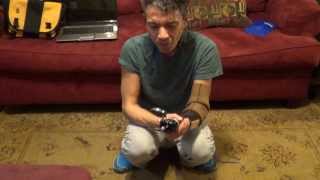 How I tie my shoes. Amputee and prosthesis.