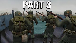 Medal of Honor Allied Assault Gameplay Walkthrough Part 3 - Normandy D-Day
