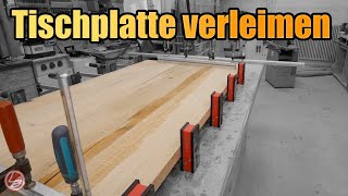 Tischplatte aus Hartholz selber bauen | Esstisch #1