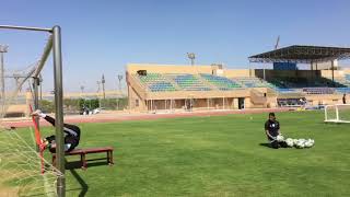 تدريب لأسطورة الحراس كابتن عصام الحضرى قوة وتحمل قوة مع رشاقة ومرونة مع الجنرال كابتن فكرى صالح