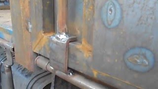 Делаем запоры бортов на Камаз зерновоз