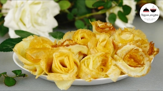 РОЗЫ ИЗ БЛИНОВ  Как красиво подать блины  Roses of Pancakes