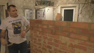 Кладка отопительно-варочной печи..