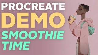 Ep. 194| Smoothie Time - Procreate 5 Demo