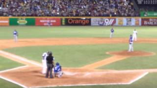 Manny Ramirez, Home Run De 3 Carreras Contra El Licey 10/11/2014