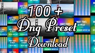 lightroom cc mobile tutorial 100+ Dng preset Download || how to download Dng preset