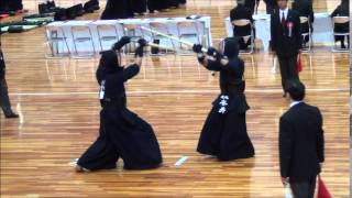 茨城(安井奎祐 水戸葵陵) 対 沖縄(石川真之介 興南) 第62回 全日本都道府県対抗剣道優勝大会　2回戦　先鋒