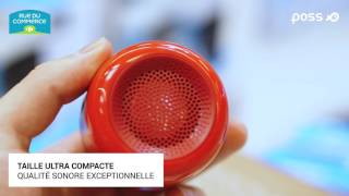 Enceinte bluetooth Poss | L'enceinte compacte et portative