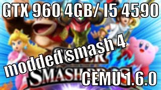 [CEMU 1.6.0] Super Smash Bros. for Wii U w/ Mods | GTX 960 i5 4590
