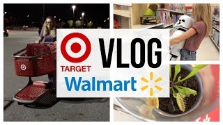 Skylar pees her pants in public!!! : Target & Walmart Vlog