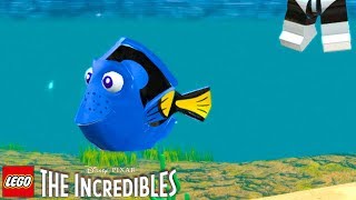LEGO Os Incríveis #30 DORY DE PROCURANDO NEMO NAS CORRIDAS AQUÁTICAS Dublado Português