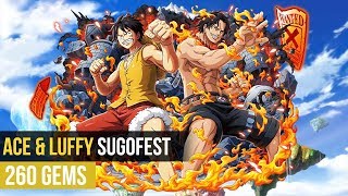 Ace & Luffy Sugofest - 260 Gems - French Anniversary!