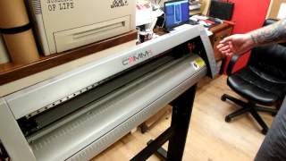 Vinyl plotter basics and set-up, Roland CM-24 . part 2