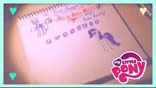 как рисовать глаза пони и Рарити|Princess Celestia