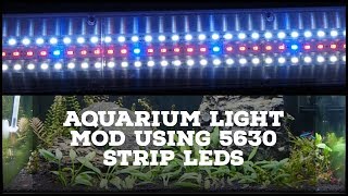 DIY Ecostyle Aquarium LED light mod (using 5630 strip LEDs)