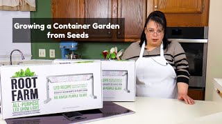 Starting a Container Garden from Seed | Grow Light | Betty Crocker Cookbook | What's Up Wednesday!