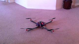 Warrens MikroKopter 30" motor to motor Giant quad.