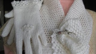 Вязаные крючком перчатки.Мастер-класс. Сrochet gloves.Do it yourself