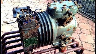 Компрессор DWM COPELAND обзор что внутри, запуск ( refrigerator compressor )