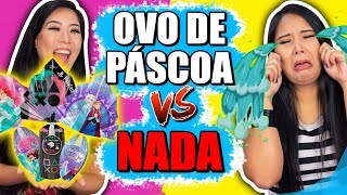 OVO DE PÁSCOA VS NADA! - Desafio | Blog das irmãs