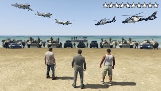What Happens If You Get 10 Stars in GTA 5? (Epic Cop Battle, Escape and Real Prison)