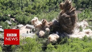 Video shows North Korea site 'destruction' - BBC News