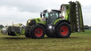 Claas hooibouw demonstratie van Kamps de Wild in Vinkenbuurt (2016)