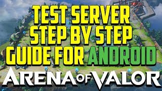HOW TO DOWNLOAD ARENA OF VALOR TEST SERVER | AOV | ROV | LiênQuânMobile | 傳說對決 | 펜타스톰 | 伝説対決