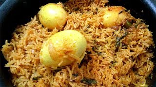 Egg Biryani in Tamil / Muttai Biriyani / முட்டை பிரியாணி