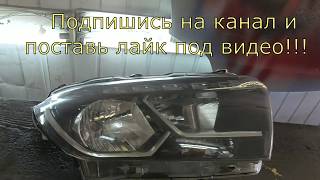 Восстановление фар без косяков, убираю царапины - под лак!!!