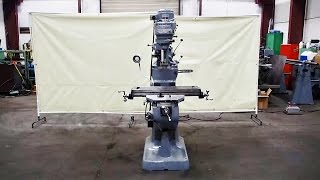 BRIDGEPORT 1 HP 9” x 32” Vertical Milling Machine