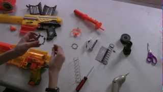 Orange Mod Works Alpha Trooper CS-18 Massacre Kit - Nerf Socom Modifications