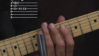 Slide blues guitar lesson in open D tuning ala Elmore James Jeremy Spencer