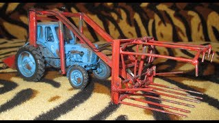 Конверсия трактора  МТЗ 50  1:43 (тракторы история люди машины №1) стогомёт