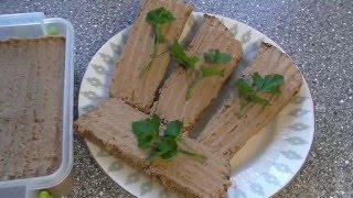 Паштет печеночный Что приготовить  со свиной печени Паштет вкусный.