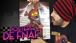 ABRIENDO POSTERS SORPRESA OFICIALES DE FIVE NIGHTS AT FREDDY'S ⭐️(FNAF Unboxing) | iTownGamePlay