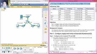 4.2.2.10 - 9.3.2.10 Configuring Extended ACLs Scenario 1