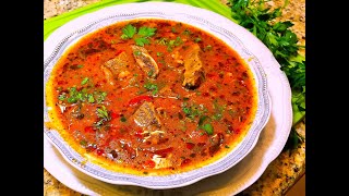 Суп ХАРЧО Наваристый. Грузинская кухня. Soup Kharcho.